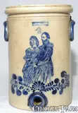 Fenton & Hancock, FENTON & HANCOCK / ST. JOHNSBURY, VT Water Cooler, circa 1865, Stoneware