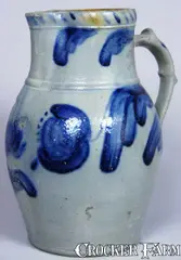 John Bell, JOHN BELL / WAYNESBORO Stoneware Pitcher, circa 1860, Stoneware