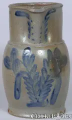 Miller & Davison, MILLER & DAVISON / STRASBURG, VA Stoneware Pitcher, circa 1880, Stoneware