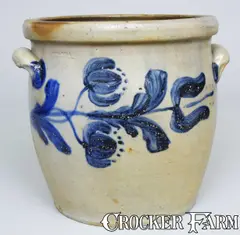 John Bell, JOHN BELL / WAYNESBORO (Pennsylvania) Stoneware Crock, circa 1850-1880, Stoneware