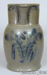 Miller & Davison, MILLER & DAVISON / STRASBURG, VA Stoneware Pitcher, circa 1880, Stoneware