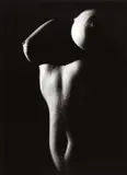Lucien Clergue, Statue' (nude torso), Lourmarin, France 1998