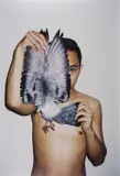 Ren Hang, Untitled, China 2010s, Chromogenic print, mounted on Alu-Dibond, in perfect condition. Original white wooden frame