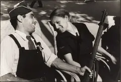 Republican volunteers, Spanish Civil War, Barcelona 1936 by Robert Capa, 1936, Gelatin silver print, printed in 1989 on double-weight semi-matte paper, sold Nov 2023
