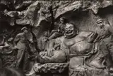 Inge Morath, Bas-relief of a Buddha, Hangzhou, China 1978