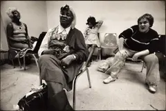 Paul Fusco, Single women's shelter, New York 1986, 1986, Gelatin silver print, printed in 1989 on double-weight semi-matte paper
