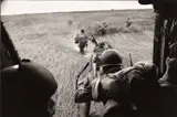 René Burri, Vietnamese troops land near Tan Hung, Mekong Delta, South Vietnam 1963, 1963, Gelatin silver print, printed in 1989 on double-weight semi-matte paper