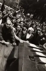 Josef Koudelka, Prague, Czech Republic 1968, 1968, Gelatin silver print, printed in 1989 on double-weight semi-matte paper
