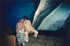 Harry Gruyaert, Bal du rat mort, Oostende, Belgium 1979, 1979, Dye transfer print, printed in 1989 on double-weight semi-matte paper