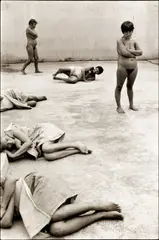 Psychiatric hospital of Soyapongo, San Salvador 1985 by Jean Gaumy, 1985, Gelatin silver print, printed in 1989 on double-weight semi-matte paper, sold Nov 2023