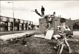 Stuart Franklin, Children in a housing estate Manchester, Moss Side, England 1986, 1986, Gelatin silver print, printed in 1989 on double-weight semi-matte paper