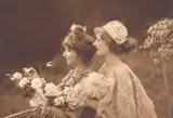 Constant Puyo, Au Jardin' (In the garden), Paris 1902, 1902, Photogravure, printed 1902 for "Die Kunst in der Photographie" on double-weight paper