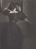 Heinrich Kühn, Girl with mirror, 1902, Photogravure, printed 1906 for "Camera Work 13" on tissue paper