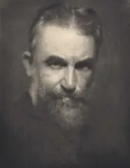 Alvin Langdon Coburn, George Bernard Shaw, 1907, Photogravure, printed 1908 for "Camera Work 21" on Japanese tissue paper