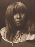 Tonovige - Havasupai', from 'The North American Indian by Edward S. Curtis, 1906, Photogravure in red-brown ink on Japanese tissue paper, sold Jun 2023