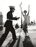 William Klein, Pont Alexandre III + Marines' (Simone for 'Vogue'), Paris 1960, 1960, Gelatin silver print, printed in the 1980s on double weight semi-matte paper, in excellent condition. Signed