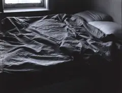 Bedroom, 1960s by Neal Slavin, Vintage silver print on semi-matte paper, flush-mounted in original passe-partout, sold Jun 2023