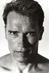 Gottfried Helnwein, Arnold Schwarzenegger, Los Angeles 1994, 1994, Vintage silver print on double-weight semi-matte paper