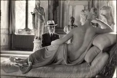 Bernard Berenson at the Borghese Gallery, Rome 1955 by David Seymour, 1955, Gelatin silver print, printed 1989 by Igor Bakht S Custom Photo Lab on double-weight semi-matte paper, sold Jun 2023