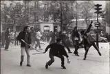 Bruno Barbey, Student riots, Paris 1968, 1968, Gelatin silver print, printed 1989 on double-weight semi-matte paper