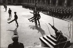 Abbas, Tenth anniversary of General Pinochet's coup d'etat, Santiago, Chile 1983, 1983, Gelatin silver print, printed 1989 on double-weight semi-matte paper