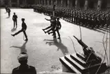 Abbas, Tenth anniversary of General Pinochet's coup d'etat, Santiago, Chile 1983, 1983, Gelatin silver print, printed 1989 on double-weight semi-matte paper