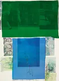 Robert Rauschenberg, Shoot from the main stern, 1979, Farbige Offsetlithografie auf leichtem Büttenkarton