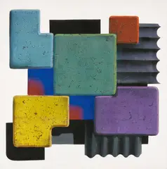 Gerd Baukhage, Ohne Titel, 1970, Mischtechnik auf Leinwand