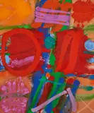 Albert Irvin, "Lancaster", 1992, Acryl auf Leinwand