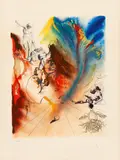 Vier Träume vom Paradies by Salvador Dalí, 1973, Farblithografie auf Arches, sold Dec 2016
