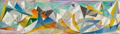Panorama by Georg Meistermann, 1948, Öl auf Holz, sold Dec 2016