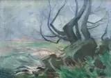 Karl Hagemeister, Strandlandschaft an der Ostsee