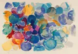 Ernst Wilhelm Nay, Farblitho 1961 (NOR), 1961, Farblithografie auf Velin