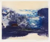 Zao Wou-ki, Ohne Titel, 1968, Farbaquatinta auf BFK RIVES (Wasserzeichen)
