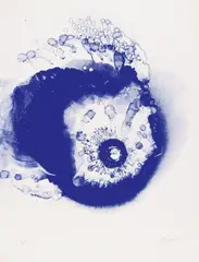 März by Otto Piene, 1970, Farbserigrafie auf Karton, sold Dec 2016