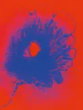Otto Piene, Juli, 1971, Farbserigrafie auf Karton