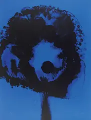 November by Otto Piene, 1971, Farbserigrafie auf Karton, sold Dec 2016