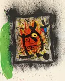 Das lebenslängliche Interview by Joan Miró, 1969, Farblithografie auf Velin-Rives, sold Dec 2016
