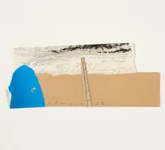 Karl Bohrmann, Ohne Titel, 1986, Papiercollage auf Papier