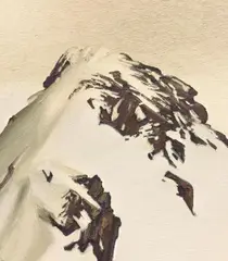 "Alpenstück 3/IV" by Ralph Fleck, 2000, Öl auf Leinwand, sold Nov 2016