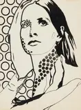 Werner Berges, Ohne Titel, 1967, Mischtechnik auf Karton