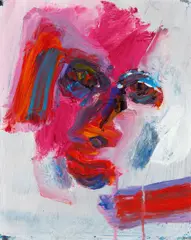 Wolfram Adalbert Scheffler, Ohne Titel, 1980, Acryl auf Hartfaserplatte