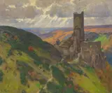 Fritz von Wille, Die Ruine der Löwenburg in Monreal