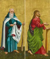 Süddeutsch, Auktion 399, Los 1202, Um 1460, Jeweils Öltempera auf Holz