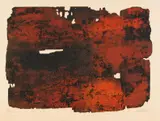 Pierre Soulages, Eau-forte XVII, 1961, Farbaquatinta auf ARCHES (Wasserzeichen)