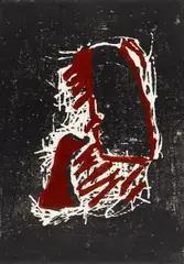 Ohne Titel by Markus Lüpertz, 1990, Linolschnitt auf Velin, sold Dec 2016