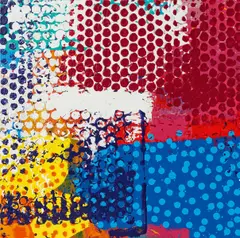 Juan Gopar, Ohne Titlel (F 15), Acryl auf Leinwand, auf Holzplatte gezogen