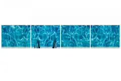 Tom Lemke, Water I, 2001, Kassette mit vier C-Prints auf Forex