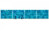 Tom Lemke, Water I, 2001, Kassette mit vier C-Prints auf Forex
