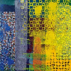 Lanzarote (MA) by Juan Gopar, Acryl auf Leinwand, auf Holzplatte gezogen, sold Dec 2016